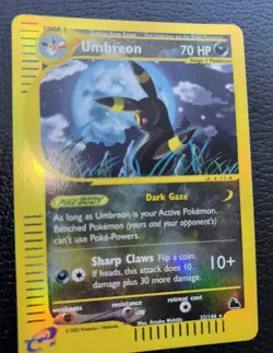 2003 Pokemon Skyridge Umbreon Reverse Holo Foil 32/144 NM - Image 4