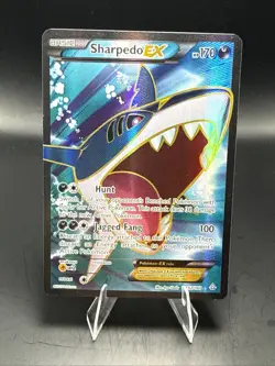 Pokemon Sharpedo EX (152 Full Art) 152/160 XY - Primal Clash Holo - Image 1