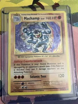2016 POKEMON XY MACHAMP LV.67 EVOLUTIONS HOLO #59/108- MP/HP - Image 1