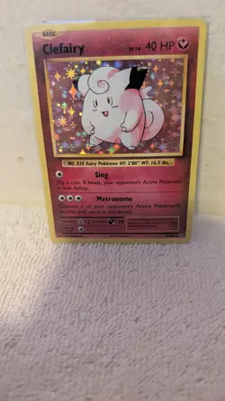 Pokemon TCG - Clefairy [Holo] #63 Pokemon Evolutions - NM - Image 3