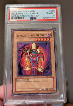 Yu-Gi-Oh! Illusionist Faceless Mage - MRD-068 - 1st Edition - PSA 10 - Gem Mint - Image 1