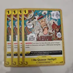 OP07-115 I RE-QUASAR HELLLP x4playset Common 500 Years In The Future One Piece - Image 1