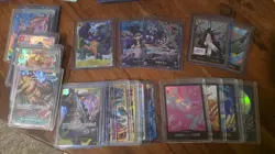 29x japanese one piece mixed card lot AA, L, holo dons, SEC, promo assorted sets - Image 1