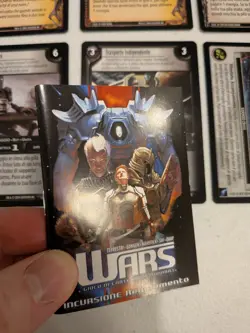 Decipher WARS TCG ITALIAN Lot of DEMO DECK 25 Cards ~ test print, VHTF - Image 5