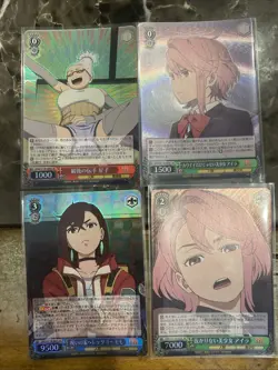 Weiss Schwarz Dandadan Japanese Card Lot Of 4 SR Cards Holo Rare - Image 1
