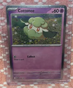 Pokemon Card Cottonee #18 (Cosmos Holo) Mega Evolution Promo Holo - Image 1