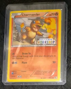 Charmander - Build A Bear Stamped - Pokemon Card - 17/113 - Sealed Surface Marks - Image 1