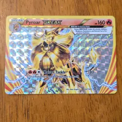 Pokemon Pyroar BREAK XY Steam Siege 24/114 English Rare 160 HP Holo Card - Image 1