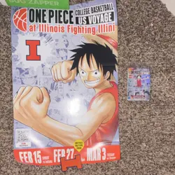 Bandai Namco One Piece Card Game Monkey D. Luffy Holo US Voyage Illinois - Image 1