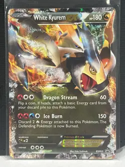 White Kyurem EX - BW63 - Pokemon Black & White Promo Ultra Rare Card MP - Image 1