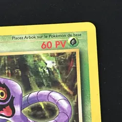 CRIMP/CUT ERROR!! FRENCH 1ST EDITION Arbok 31/62 Fossil Pokemon Card HP/DMG - Image 5