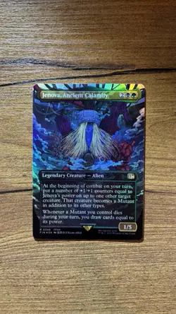 Magic The Gathering Jenova, Ancient Calamity (Borderless) FOIL FINAL FANTASY 346 - Image 1