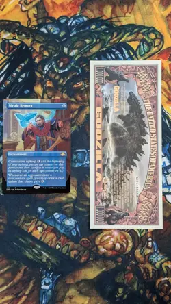 MTG Mystic Remora (Borderless) Dominaria Remastered 420 NM/M 💀DeathCoronaNerd💀 - Image 1