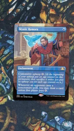 MTG Mystic Remora (Borderless) Dominaria Remastered 420 NM/M 💀DeathCoronaNerd💀 - Image 2
