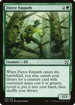 Fierce Empath 010/076 Non Foil Common Duel Deck MTG Near Mint - Image 1
