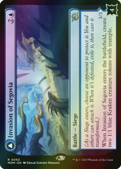 MTG Invasion of Segovia // Caetus, Sea Tyrant of Segovia Foil ** MOM ** English - Image 1