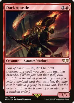 MTG Dark Apostle ** Warhammer 40,000 Commander ** English - Image 1