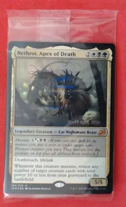 MTG Bling - Sealed Pre-Release Foil - Nethroi, Apex of Death - IKO - A526 - Image 1