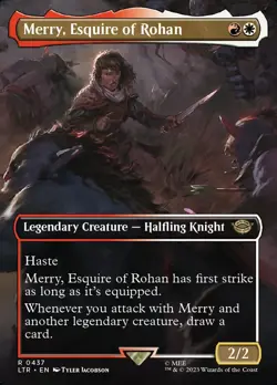 MTG Merry, Esquire of Rohan Borderless ** The Lord of the Rings ** English - Image 1
