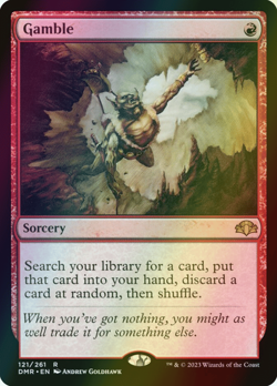 MTG Gamble Foil ** Dominaria Remastered ** English - Image 1