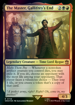 MTG The Master, Gallifrey's End Foil ** Doctor Who ** English - Image 1