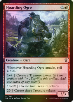 MTG Hoarding Ogre Foil ** Commander Legends: Battle for Baldur's Gate ** English - Image 1