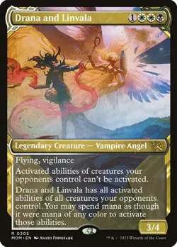 MTG Drana and Linvala Showcase Full Art ** March of the Machine ** English - Image 1