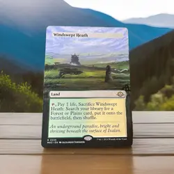 Windswept Heath MTG MH3 Hand Painted Alter - Image 1