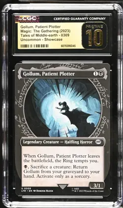 GOLLUM, PATIENT PLOTTER Lord of the Rings Showcase CGC Pristine 10 MTG - Image 1