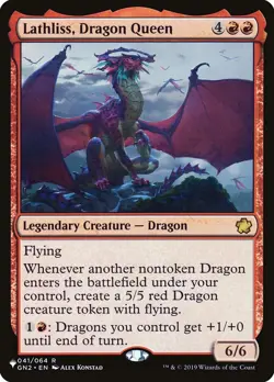 MTG Lathliss, Dragon Queen ** The List ** English - Image 1