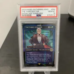 MTG The Third Doctor Universes Beyond: Doctor Who Foil Serialized Graded 10 - Image 1