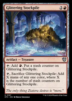 Glittering Stockpile 107/281 Non Foil Uncommon The List Reprint MTG Near Mint - Image 1