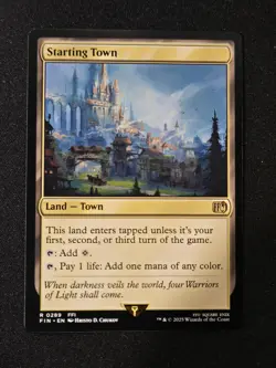 MTG Starting Town Final Fantasy Regular NM - Image 1