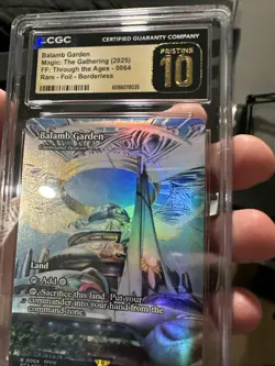 MTG FINAL FANTASY: THROUGH THE AGES FOIL 0064 BALAMB GARDEN CGC PRISTINE 10 POP1 - Image 5