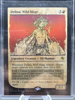 Delina, Wild Mage (Showcase) Adventures in the Forgotten Realms Foil - Image 2