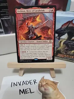 Orthion, Hero of Lavabrink MOM 334 Legendary Creature MTG Magic Gathering NM X1 - Image 1