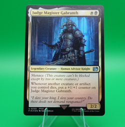 Judge Magister Gabranth | #230 | Uncommon Foil | MTG Final Fantasy | See Sales! - Image 1