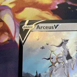 ***Damaged***Arceus V SWSH204 Promo SWSH Black Star Pokemon - Image 3