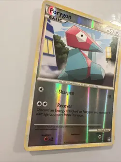 2010 Pokemon, Triumphant, #73/102 Porygon, Reverse Holo Common - Image 2