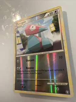 2010 Pokemon, Triumphant, #73/102 Porygon, Reverse Holo Common - Image 3