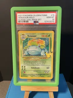 Pokemon Venusaur Holo Celebrations Classic Collection 15/102 PSA 10 Gem Mint - Image 1