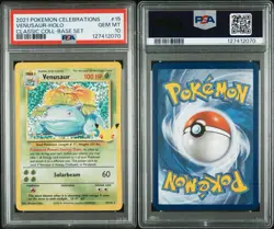 Pokemon Venusaur Holo Celebrations Classic Collection 15/102 PSA 10 Gem Mint - Image 4