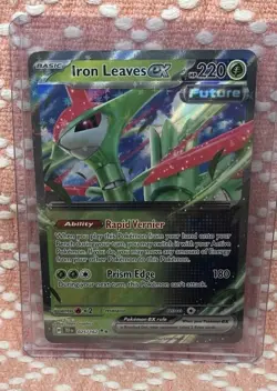 Pokemon Temporal Forces Iron Leaves EX 025/162 Near Mint - Image 1