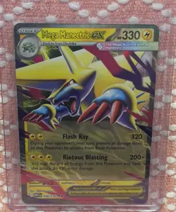 ⚡Mega Manectric ex 50/132 ME01: Mega Evolution (MEG) - Pokemon TCG Double Rare⚡ - Image 1