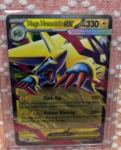 ⚡Mega Manectric ex 50/132 ME01: Mega Evolution (MEG) - Pokemon TCG Double Rare⚡ - Image 1