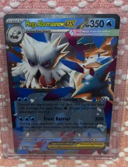 Pokemon TCG - Mega Abomasnow ex 036/132 Me01: Mega Evolution Holo NM - Image 1
