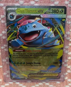 Mega Venusaur EX 03/132 Double Rare ME01: Mega Evolution Base NM/M Pokemon TCG - Image 1