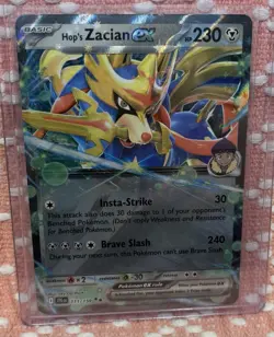 Hop's Zacian ex - 111/159 Double Rare Holo NM Pokemon SV09: Journey Together - Image 1
