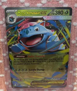 Mega Venusaur EX 03/132 Double Rare ME01: Mega Evolution Base NM/M Pokemon TCG - Image 1