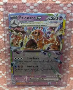 PALOSSAND EX 091/191 SURGING SPARKS POKEMON (DOUBLE RARE, NM) - Image 1